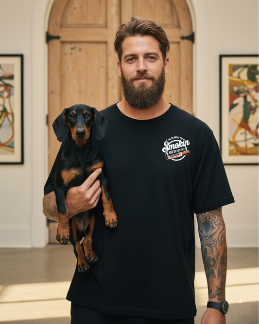 “I’m So Broke I’m Smokin’ Horse Sh*t N Bus Tickets” Tee Black