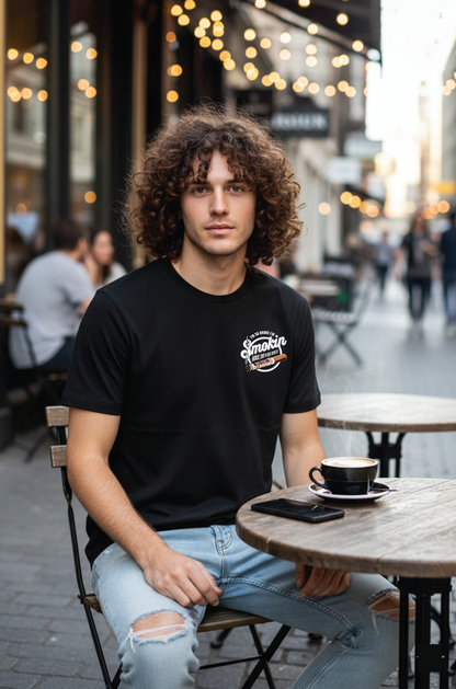 “I’m So Broke I’m Smokin’ Horse Sh*t N Bus Tickets” Tee Black