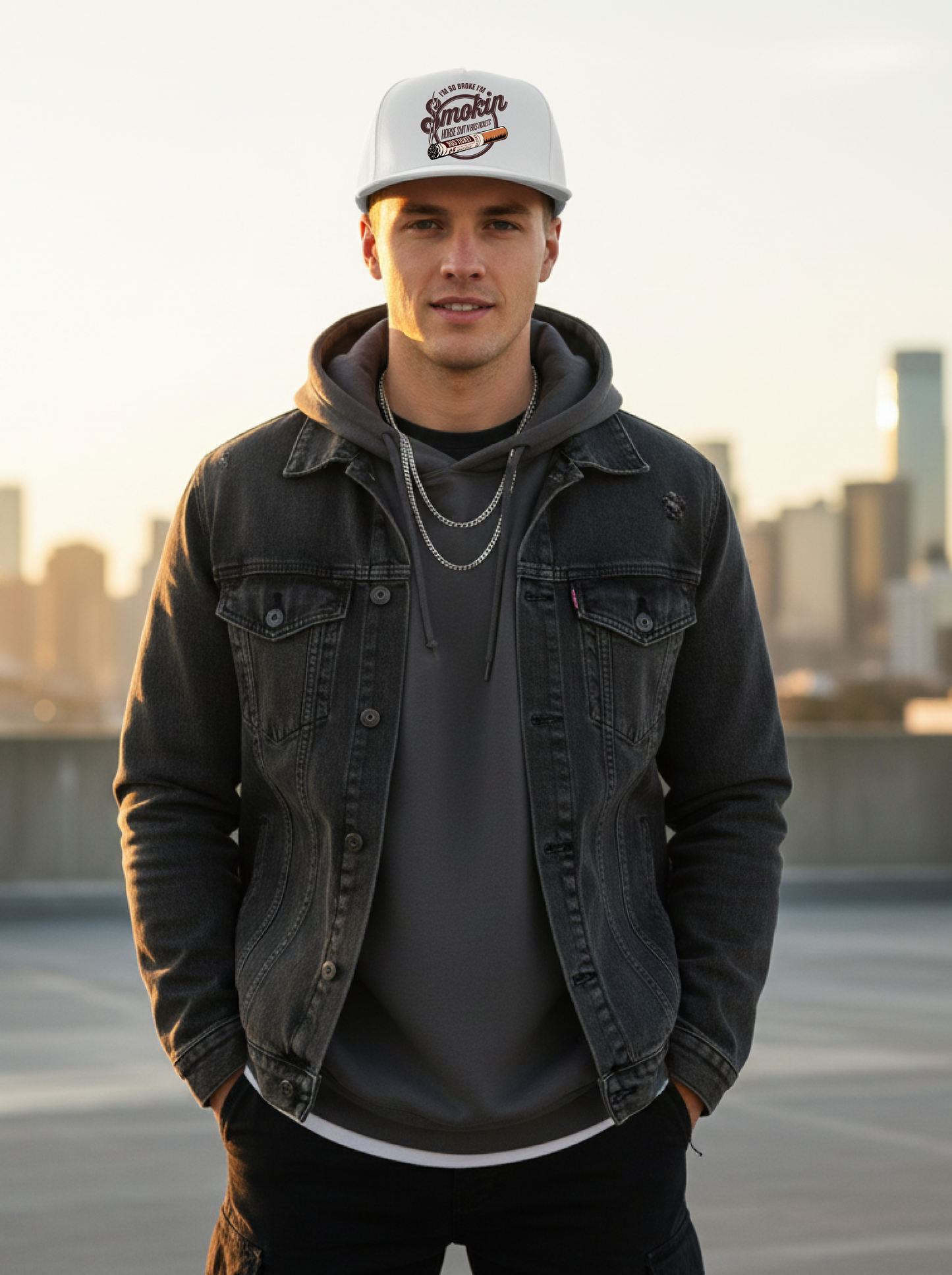 Rebel Road Truckers Cap – Everyday Classic White