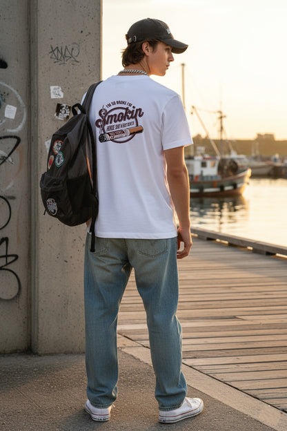 “I’m So Broke I’m Smokin’ Horse Sh*t N Bus Tickets” Tee White