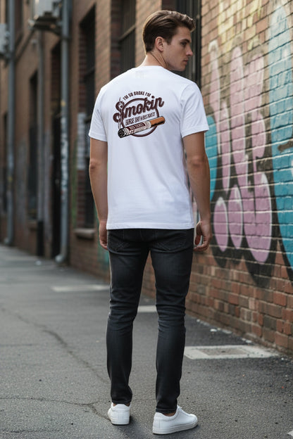 “I’m So Broke I’m Smokin’ Horse Sh*t N Bus Tickets” Tee White